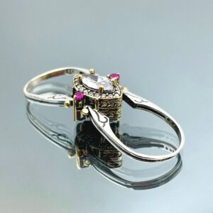 Reversible Sterling Silver Ottoman Ring