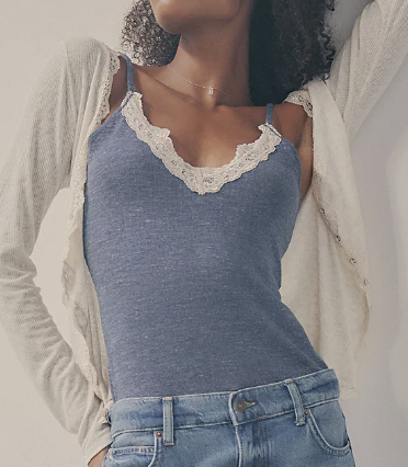 Lace tank top