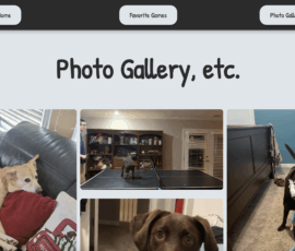 gallery of third page for project one
