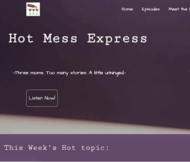 content website screenshot